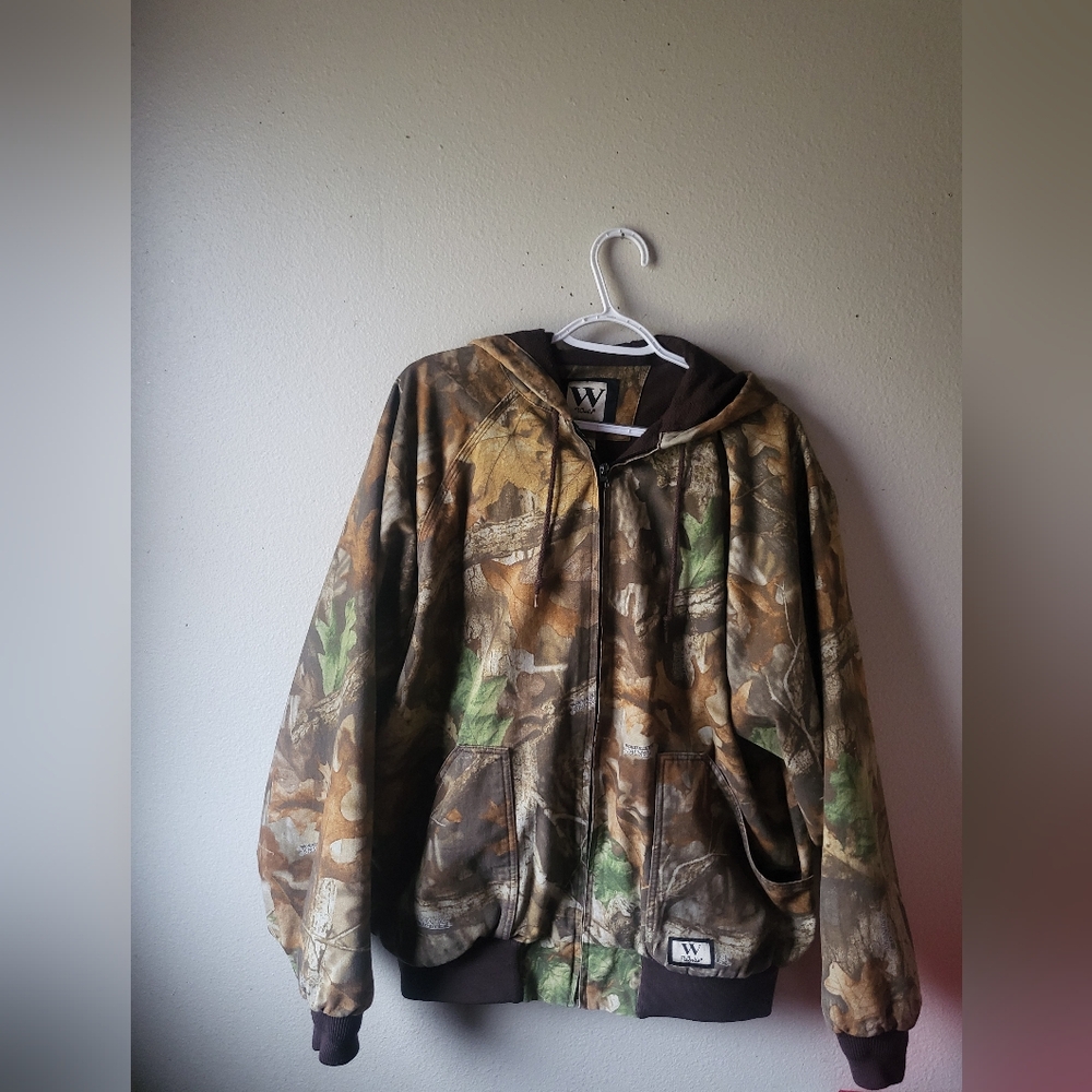 Wall Camo oversized Hoodie Jacket